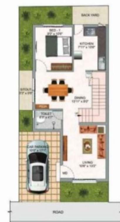  house of palisade Floor Plan Ground Floor Plan