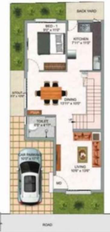  house of palisade Floor Plan Ground Floor Plan