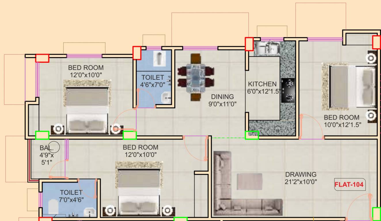 Floor Plan kashish maanik residency Floor Plan Floor Plan