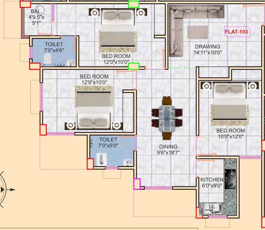 Floor Plan kashish maanik residency Floor Plan Floor Plan