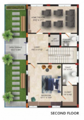 Second Floor Plan  hedgewoods Floor Plan Second Floor Plan