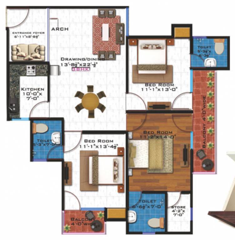  sai kohinoor Floor Plan Floor Plan