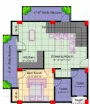  gopika-enclave Floor Plan Lower Level Duplex Plan