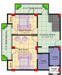  gopika-enclave Floor Plan Upper Level Duplex Plan