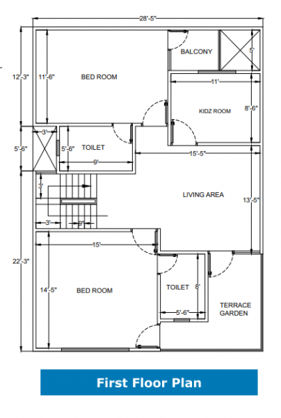 First Floor Plan green-villa-2 Floor Plan First Floor Plan