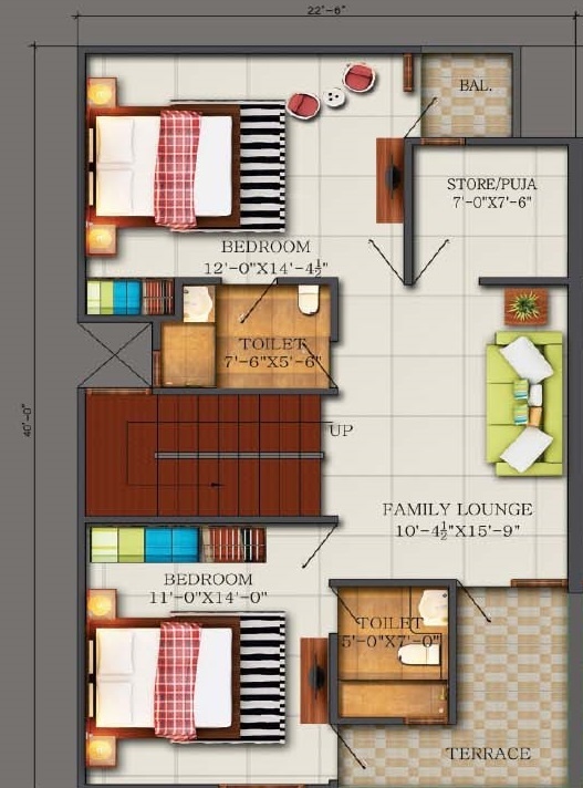 First Floor Plan green villa 2 Floor Plan First Floor Plan