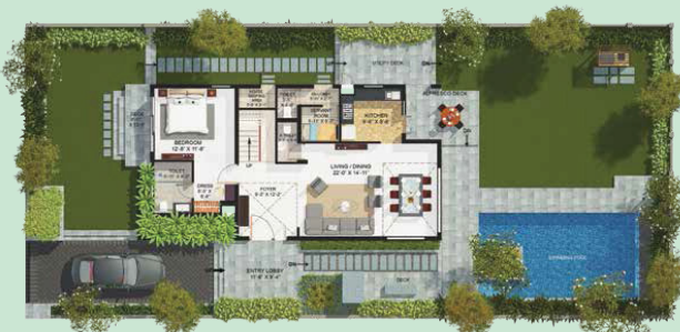  merlin aquaville Floor Plan Ground Floor Plan
