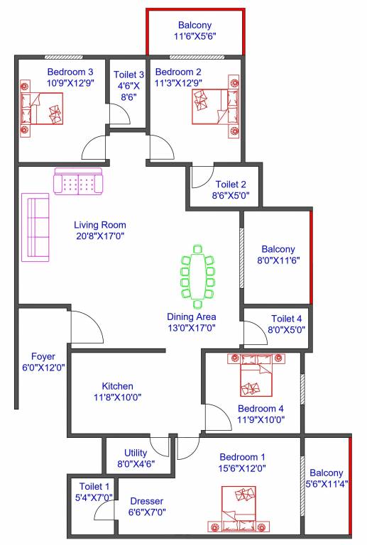  gm govianu Floor Plan Floor Plan