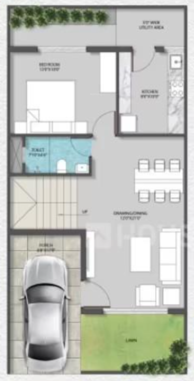  sai villa classic Floor Plan Ground Floor Plan