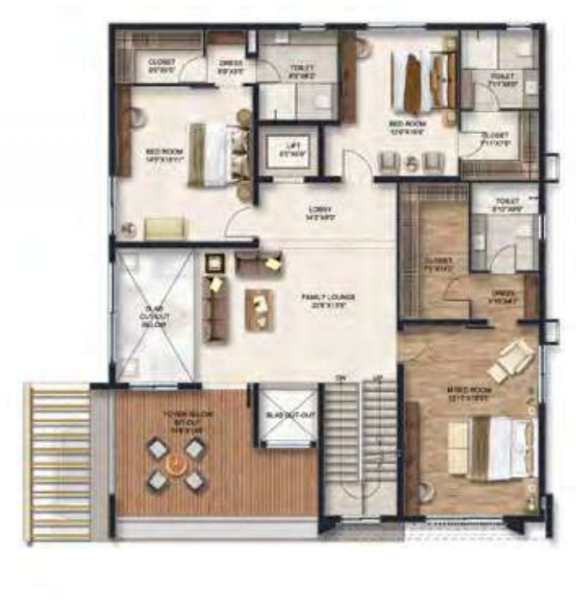  pranahita-meadows Floor Plan First Floor Plan
