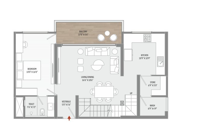  skyview Floor Plan Lower Level Penthouse Plan