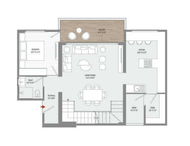  skyview Floor Plan Lower Level Penthouse Plan