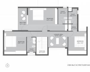  aurum-villas-phase-2 Floor Plan First Floor Plan