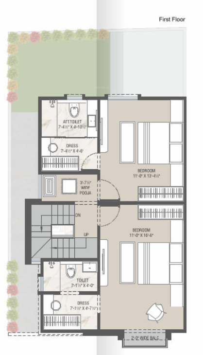 luxuria Floor Plan First Floor Plan