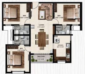  courtyard Floor Plan Floor Plan