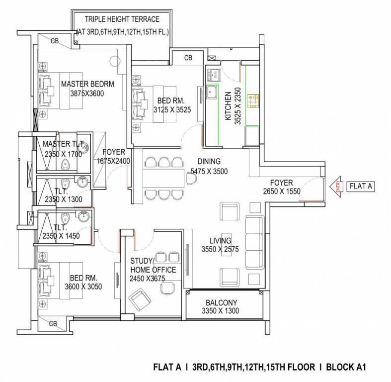 Floor Plan morya phase ii Floor Plan Floor Plan