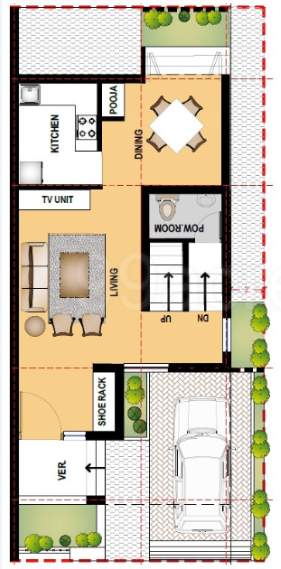  shreyas mini town Floor Plan Ground Floor Plan