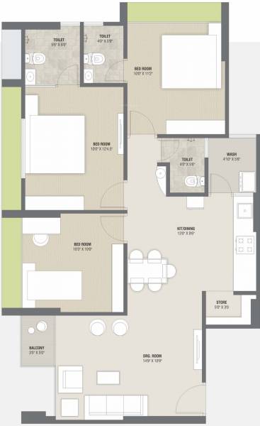  swastik-heights Floor Plan Floor Plan