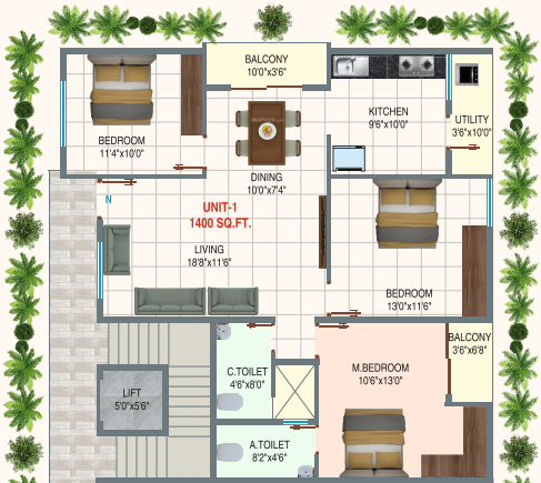  sai-estates Floor Plan Floor Plan