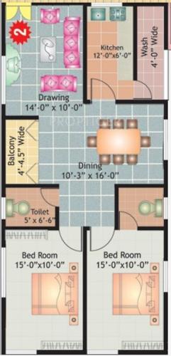 Lakshmi Park View (2BHK+2T (1,147 sq ft) 1147 sq ft)