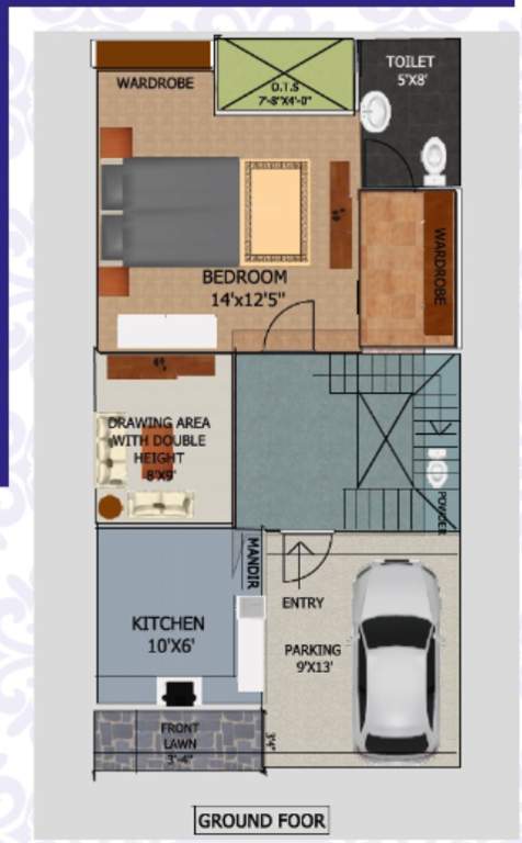  signature villas Floor Plan Ground Floor Plan