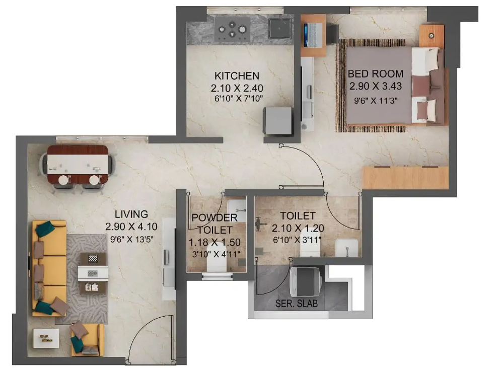 Floor Plan puraniks ikigai Floor Plan Floor Plan