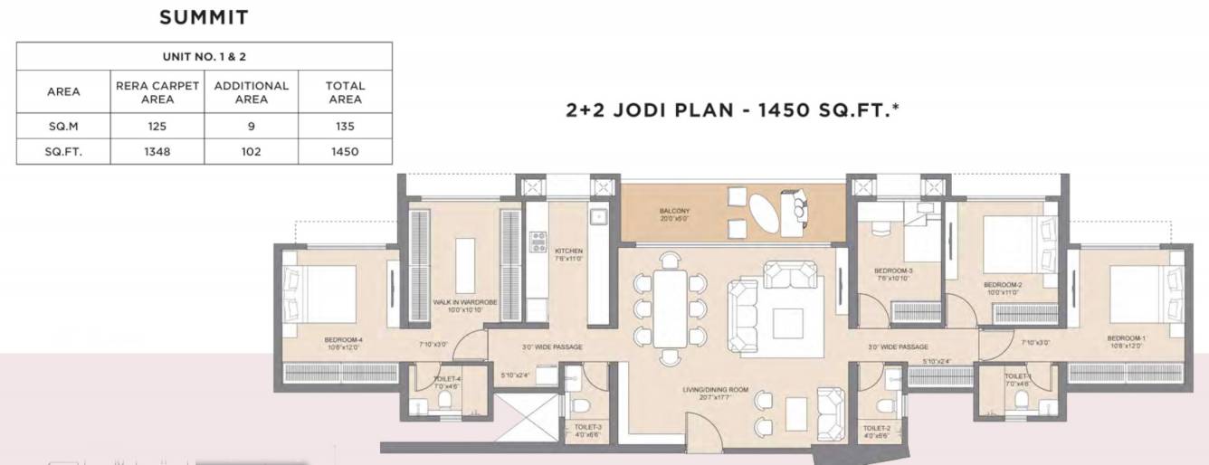  highscape city 1a Floor Plan Floor Plan