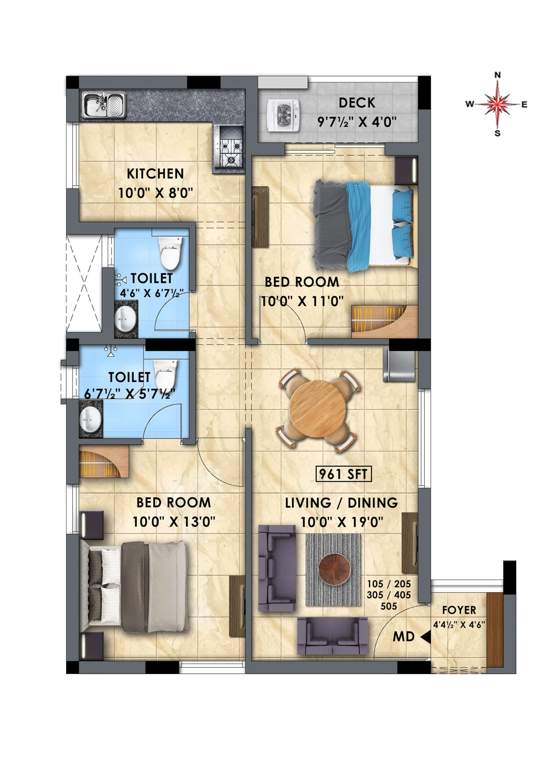  hayagriva apartments Floor Plan Floor Plan