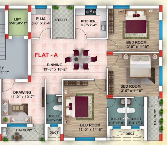 om astha Floor Plan Floor Plan