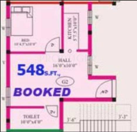 ARRR Karuneegar Street (1BHK+1T (548 sq ft) 548 sq ft)