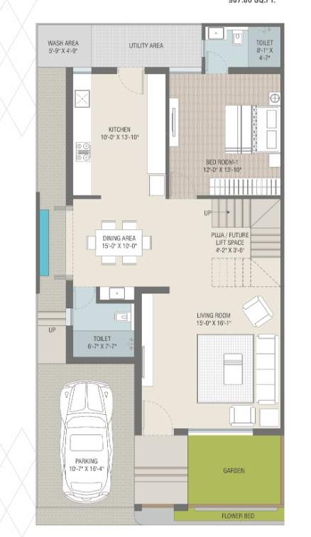  arcadia Floor Plan Ground Floor Plan