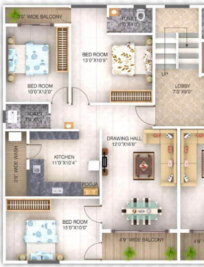 Floor Plan venkatesh-palace-iii Floor Plan Floor Plan
