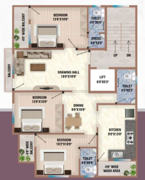Floor Plan venkatesh-prestige Floor Plan Floor Plan