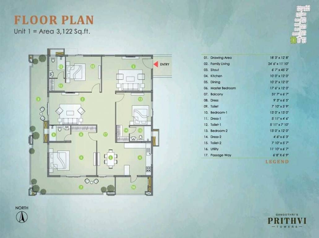 Floor Plan prithvi towers Floor Plan Floor Plan