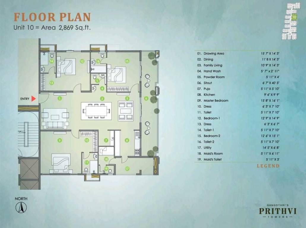 Floor Plan prithvi towers Floor Plan Floor Plan