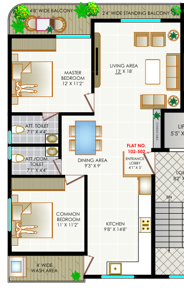  mahalaxmi heights Floor Plan Floor Plan