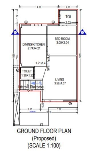  shree nand paradise Floor Plan Ground Floor Plan