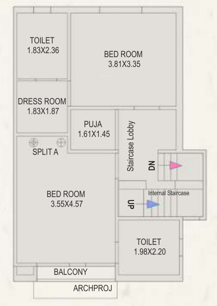 sharnam villa Floor Plan First Floor Plan