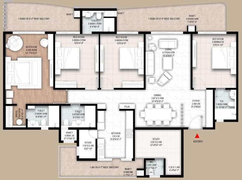  aspire centurian park Floor Plan Floor Plan