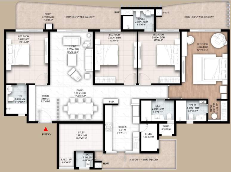  aspire centurian park Floor Plan Floor Plan