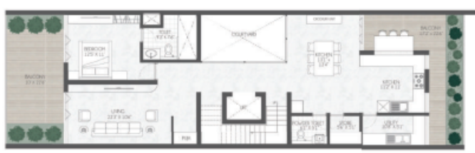  vantage sukra Floor Plan First Floor Plan