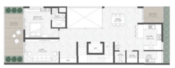  vantage sukra Floor Plan First Floor Plan