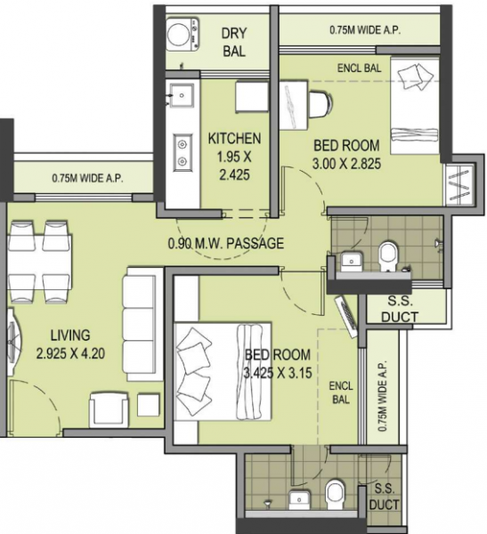  rex-residency Floor Plan Floor Plan