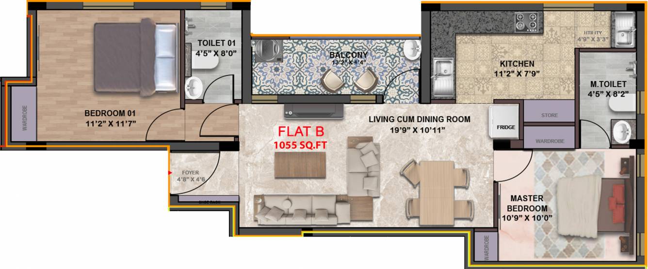  sai nivas Floor Plan Floor Plan