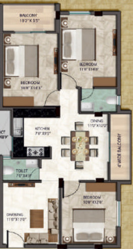  krishna edifice Floor Plan Floor Plan