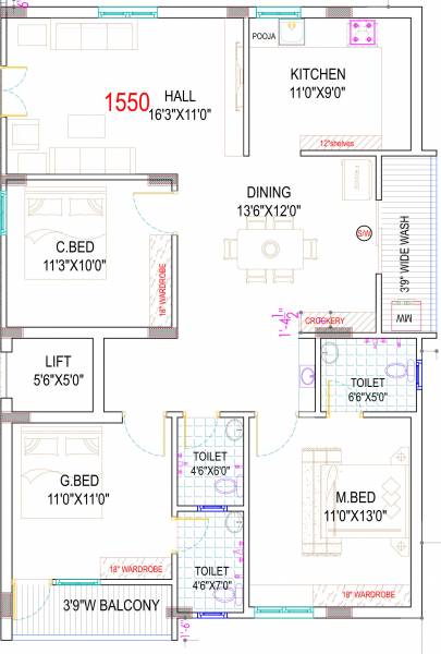  arunodaya-residency Floor Plan Floor Plan
