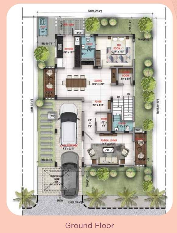  gardens of gaia Floor Plan Ground Floor Plan