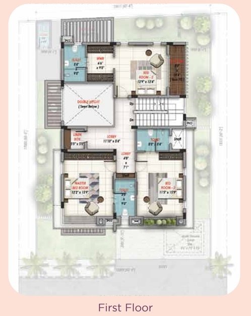  gardens of gaia Floor Plan First Floor Plan