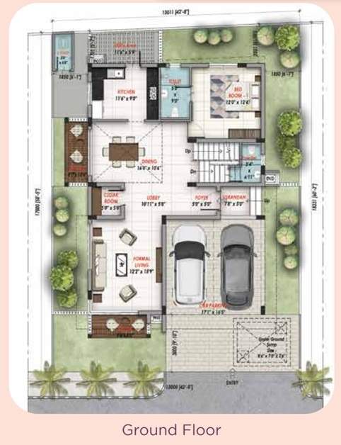  gardens of gaia Floor Plan Ground Floor Plan