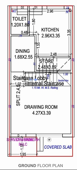  meet bunglows Floor Plan Lower Ground Floor Plan